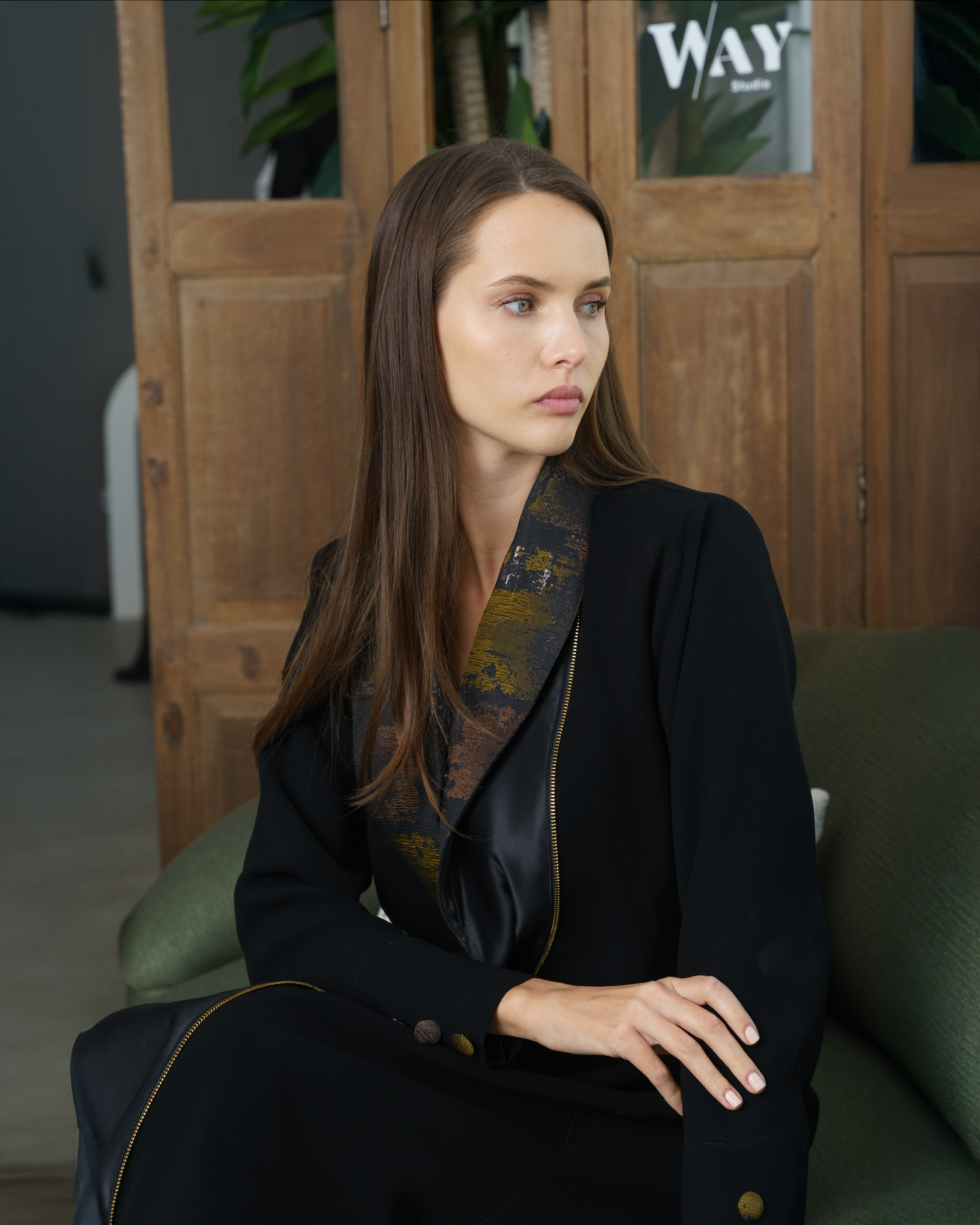 عباية بقماش